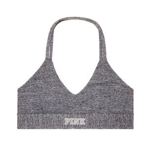 Pink ultimate halter sports bra